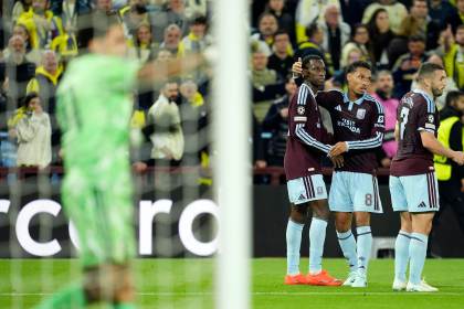 6-0. El Aston Villa demuestra su pegada