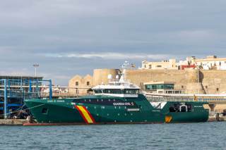 Frontex despliega un buque de la Guardia Civil en el Canal de la Mancha por primera vez