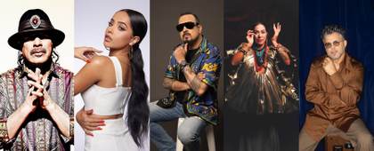 Becky G, Santana, Pepe Aguilar, Lila Downs y Luis Enrique lideran estrenos de la semana