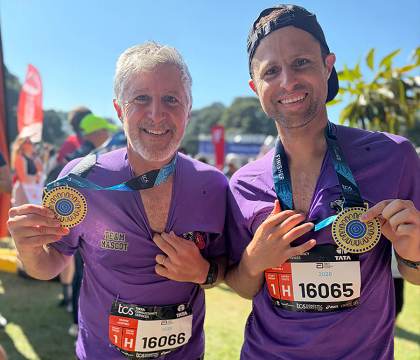 Padre e hijo mexicanos ganan la "carrera" de la vida frente a las enfermedades del corazón