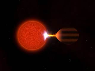 Descubren un planeta devorado por su estrella, el origen de un mundo de segunda generación