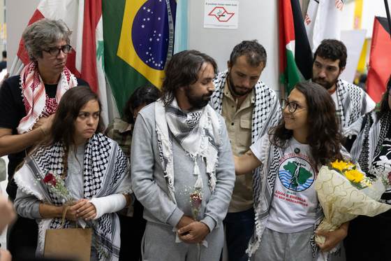 Los activistas brasileños de la Flotilla denunciaron golpizas y casos de violencia sexual