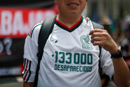 La crisis de desapariciones en México pelea por visibilizar su lucha en fiesta del Mundial