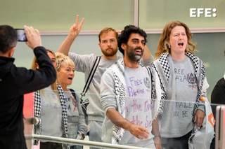 Activistas australianos regresan a Sídney tras ser detenidos por Israel