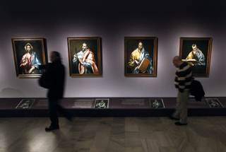 La IA sugiere que el Greco podría ser el único autor de 'El bautismo de Cristo'