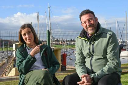 Ricardo Fabini y su hija Marina, los uruguayos que vivirán un sueño en los Suramericanos