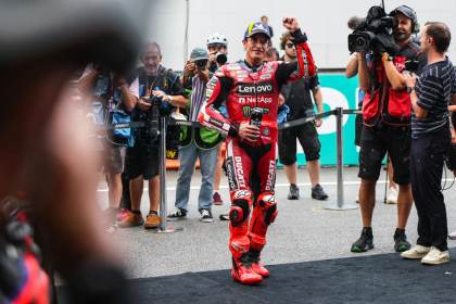 Marc Márquez dice que corrió "pensando en el campeonato"