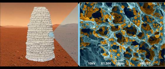 Desarrollan una fórmula basada en levadura y gelatina para imprimir casas 3D en Marte