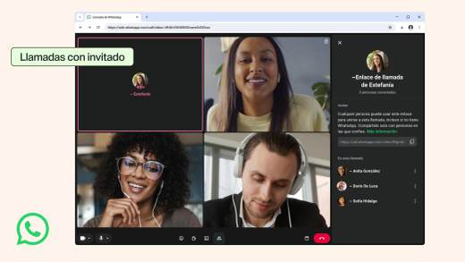 WhatsApp abre las llamadas a personas que no tienen cuenta