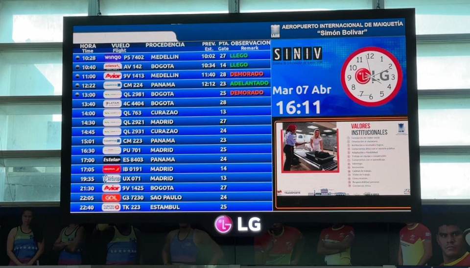 Llega a Venezuela primer vuelo de Iberia tras más de cuatro meses de suspensión