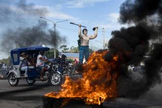 Protestas contra el alza de combustibles en ciudades de la Amazonía peruana
