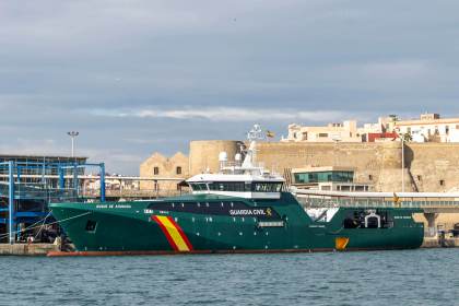 Frontex despliega un buque de la Guardia Civil en el Canal de la Mancha por primera vez