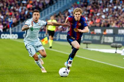 Gordon, tras marcar su primer gol con el Barcelona: "Viene bien para mi confianza"