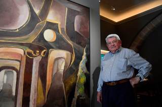 Exponer a los 97 años tras una vida dedicada al arte: "Pinto mejor con un ojo que con dos"