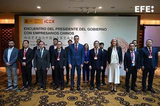Sánchez se reúne con inversores chinos para ofrecerles España como destino de sus negocios