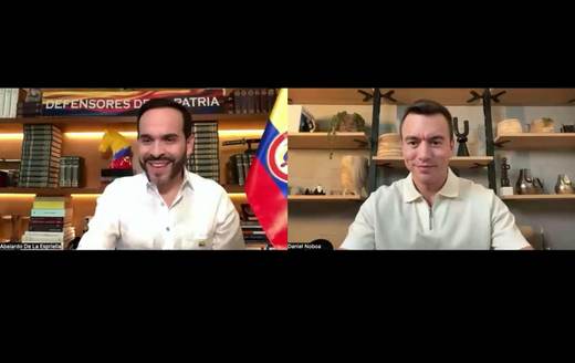 Noboa le dice a candidato de ultraderecha colombiana que el 1 de junio levantará aranceles