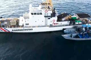 Costa Rica incauta casi una tonelada de droga y arresta a dos colombianos en el Pacífico