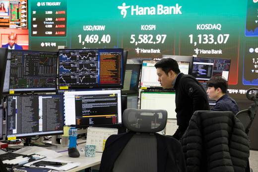 El Kospi surcoreano repunta un 9,63 % tras su desplome histórico por Oriente Medio