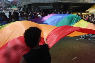 La comunidad LGTBI protesta en Caracas para exigir el reconocimiento a sus derechos