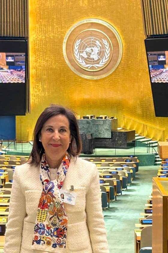 Robles pide en la ONU más mujeres en los ejércitos y reforzar su protección en conflictos