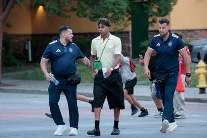 Lamine Yamal, como un turista más en Chattanooga