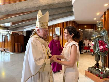 Isabel Díaz Ayuso inicia su viaje a México con una visita a la Basílica de Guadalupe