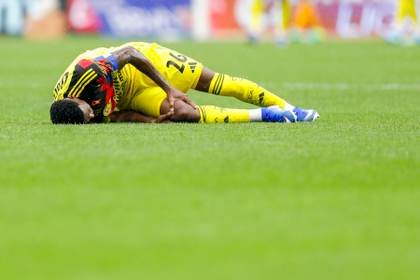 El colombiano Cristian Borja, del América del fútbol mexicano, sufre lesión de rodilla
