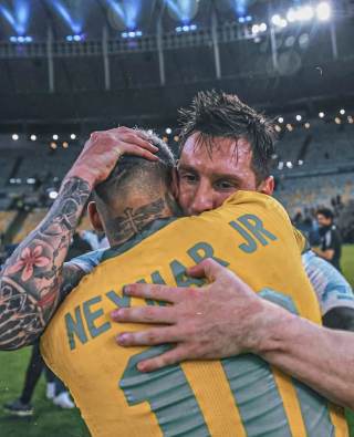 Neymar, a Messi en su adiós a la selección argentina: "El mundo entero te da las gracias"