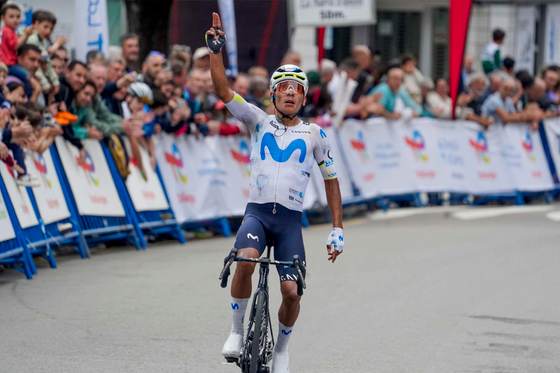 Nairo Quintana gana la segunda etapa y es el nuevo líder de la Vuelta Asturias
