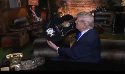 Trump visita Graceland, la mansión de Elvis Presley: "¿Quién no ama a Elvis?"