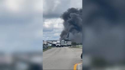 Un avión de carga de Amazon se estrella en el aeropuerto de Miami