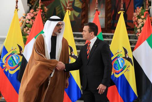 Ecuador y Emiratos refuerzan cooperación en materia comercial, de inversiones y seguridad