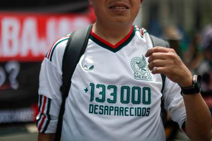 La crisis de desapariciones en México pelea por visibilizar su lucha en fiesta del Mundial