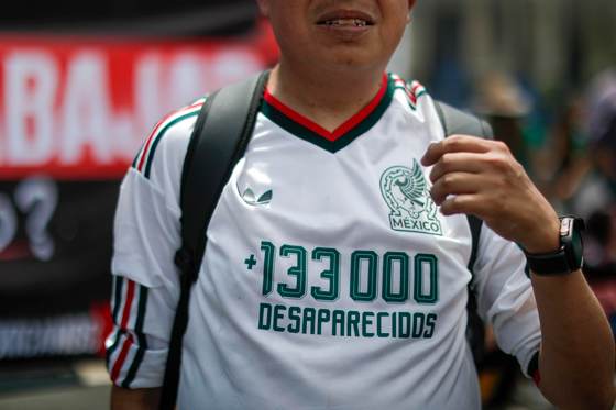 La crisis de desapariciones en México pelea por visibilizar su lucha en fiesta del Mundial