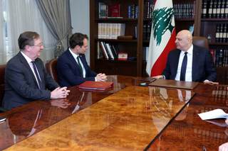 El presidente libanés ve "fundamental" el repliegue israelí para consolidar un alto el fuego