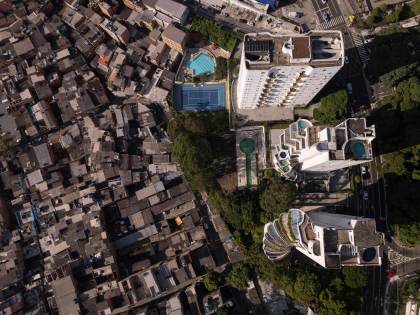 15 grados de desigualdad, la brecha térmica que separa al lujo de las favelas brasileñas