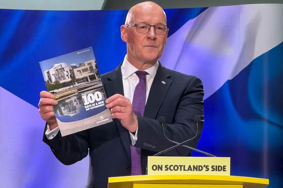 Swinney promete impulsar un referéndum de independencia desde primer día si es reelegido