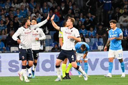 2-3. El Nápoles se estrella contra el Bolonia