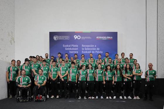 El Gobierno Vasco homenajea en Argentina a la selección de pelota en la previa del Mundial