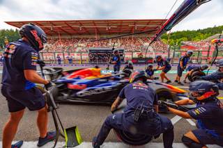 Verstappen, por delante de los Ferrari en el primer libre de Spa-Francorchamps