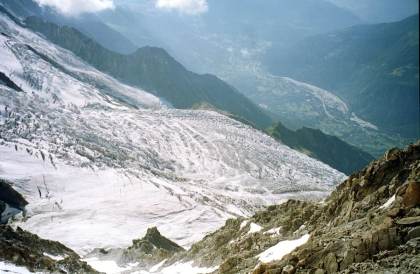 El Mont Blanc gana casi dos metros en tres años pese al retroceso de los glaciares