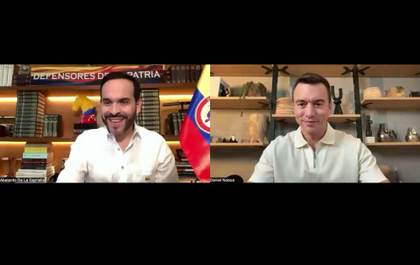 Noboa le dice a candidato de ultraderecha colombiana que el 1 de junio levantará aranceles