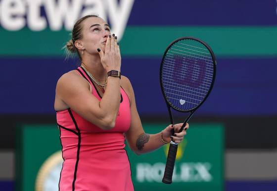 Sabalenka: "Mi meta siempre ha sido escribir mi nombre en la historia, y acabo de hacerlo"