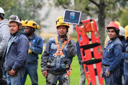 Colombia realiza un simulacro nacional dos meses después del terremoto de magnitud 7,4
