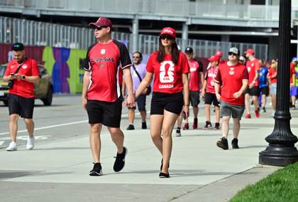 Por fin, Canadá celebra su primer partido de un Mundial de fútbol en territorio canadiense
