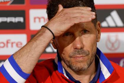 Simeone:"Tras lo de la 'Champions', estamos en la tierra y sabemos lo bonito de una final"
