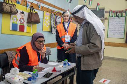 Las elecciones locales palestinas arrancan con normalidad ante amenaza de boicot colono