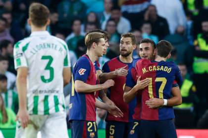 El Betis lleva tres lustros sin ganarle al Barcelona en casa