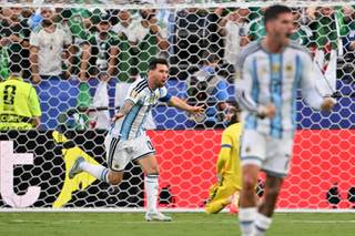 Messi marca triplete e iguala récord de goles en la historia de los Mundiales