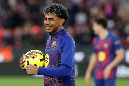 El protagonista de la jornada 26: El primer triplete de Lamine Yamal